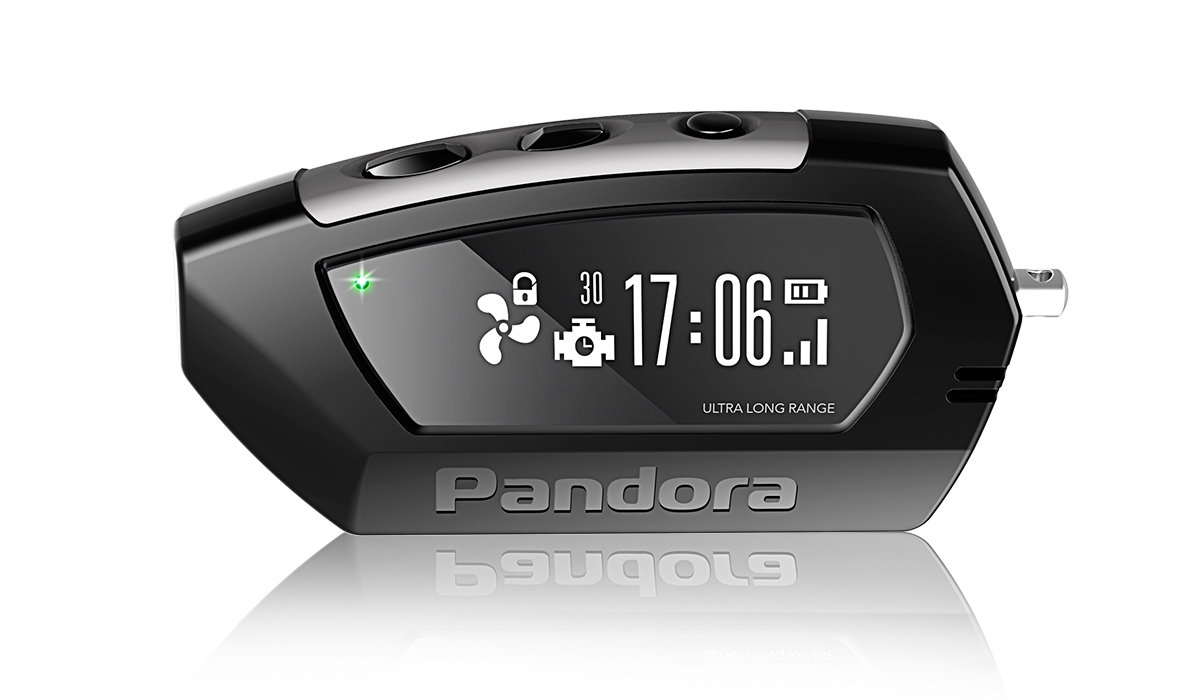 Брелок LCD D010 black v.3
