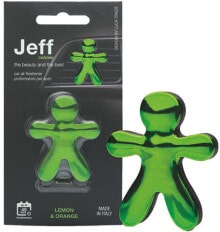 Ароматизатор для автомобиля аромат LEMON & ORANGE JEFF CHROME GREEN, JOY FRAGRANCES S.R.L.